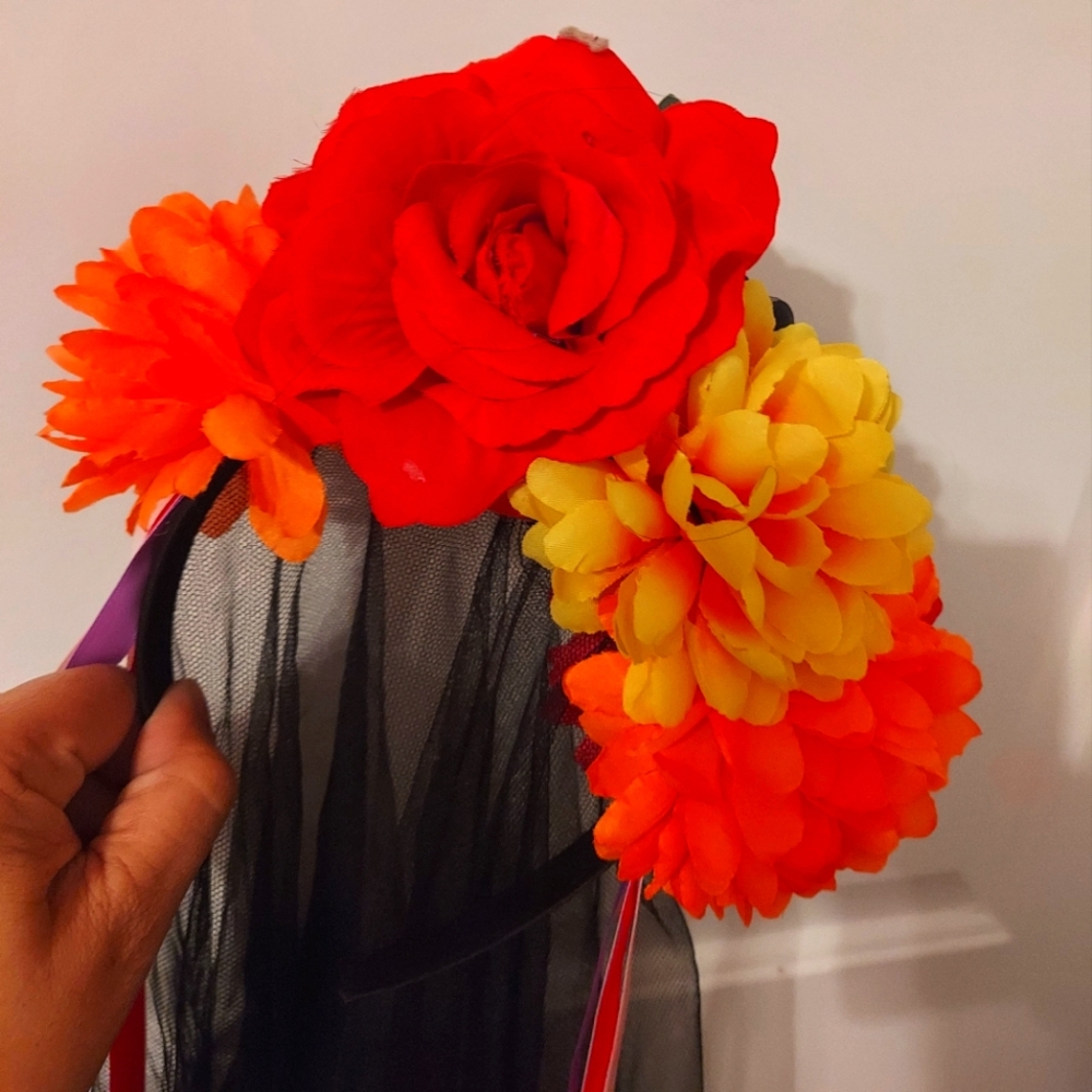 Flowery headband